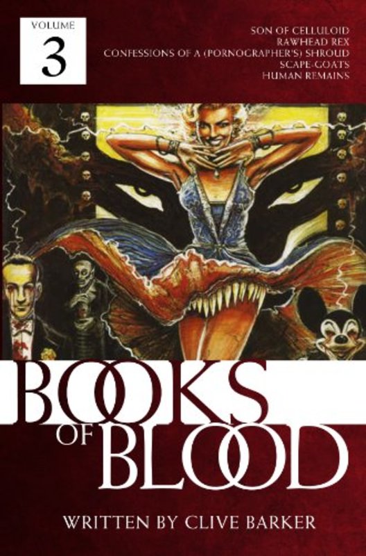 Book cover for "Books Of Blood Volume 3" by Clive Barker