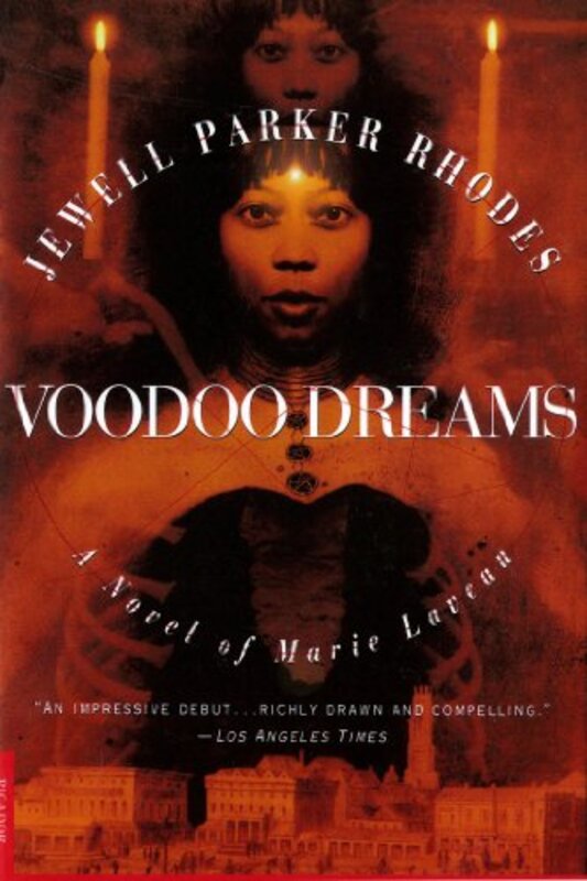 Book cover for "Voodoo Dreams of Marie Laveau" by Jewell Parker Rhodes