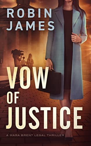 Book cover for "Vow of Justice" by Robin James