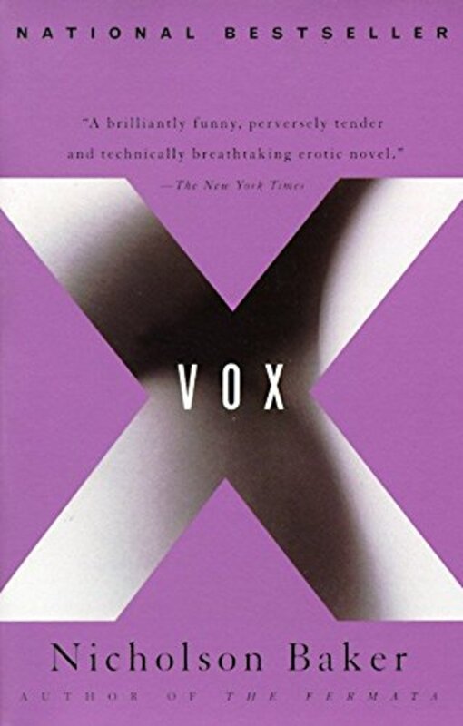Book cover for "Vox" by Nicholson Baker