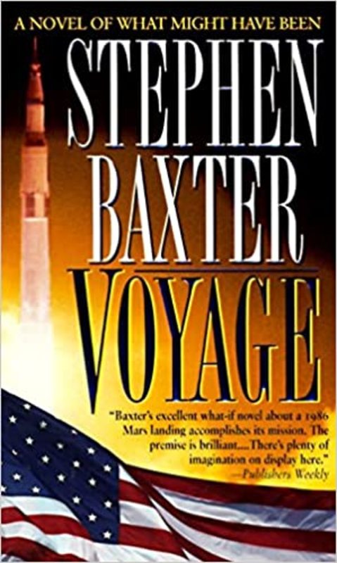 Book cover for "Voyage" by Stephen Baxter