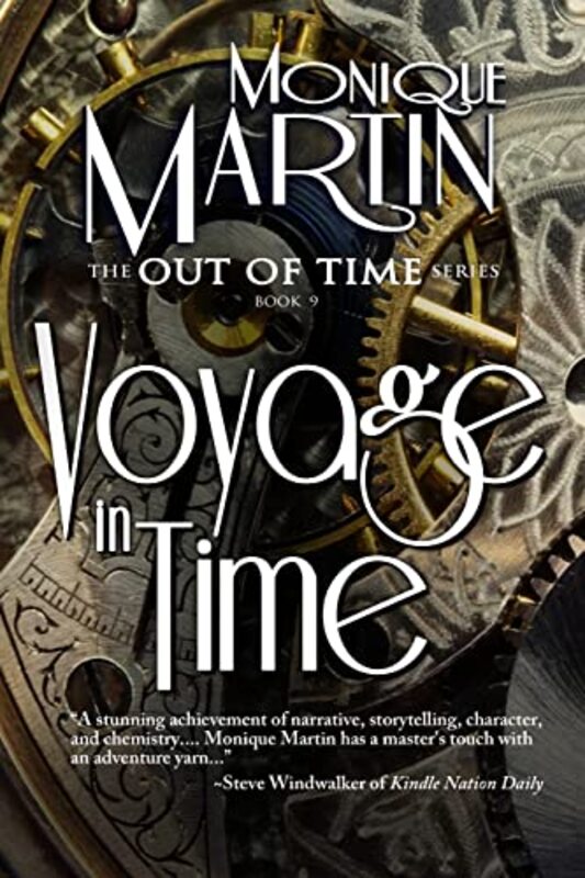 Book cover for "Voyage in Time" by Monique Martin