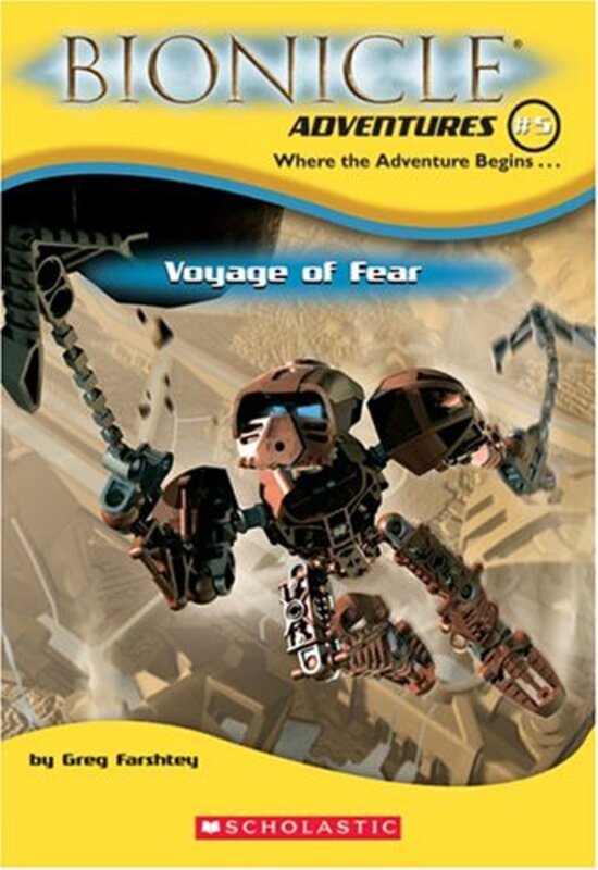 Book cover for "Voyage of Fear" by Greg Farshtey