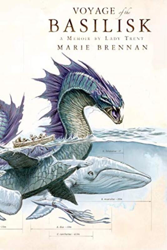 Book cover for "Voyage of the Basilisk" by Marie Brennan