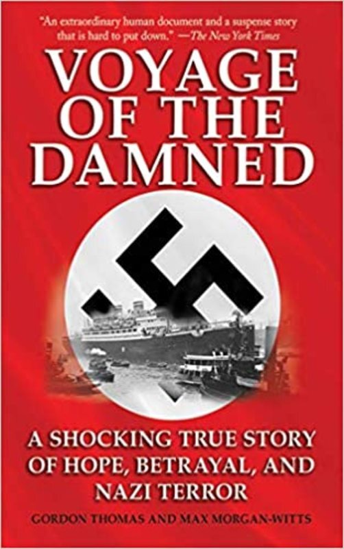 Book cover for "Voyage of the Damned" by Gordon Thomas