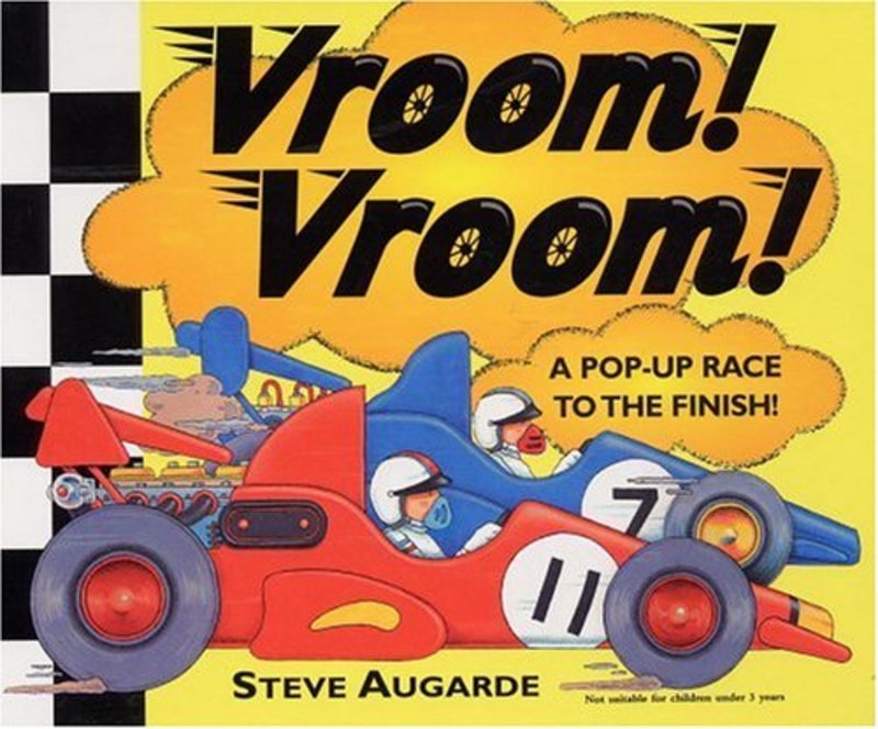 Book cover for "Vroom! Vroom!" by Steve Augarde