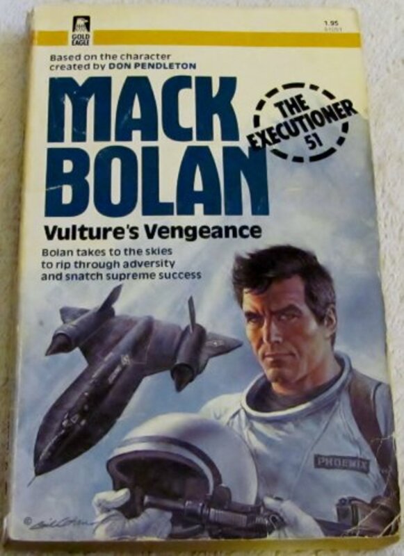 Book cover for "Vulture's Vengeance" by Don Pendleton