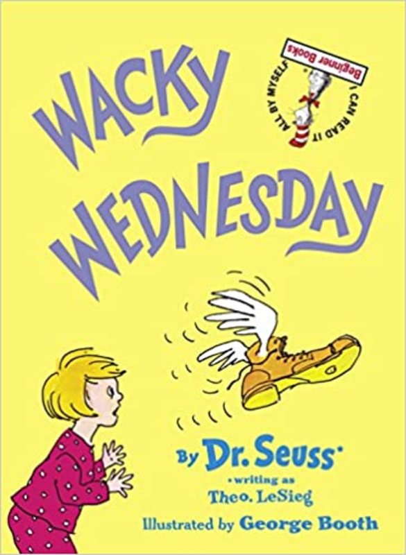 Book cover for "Wacky Wednesday" by Dr. Seuss