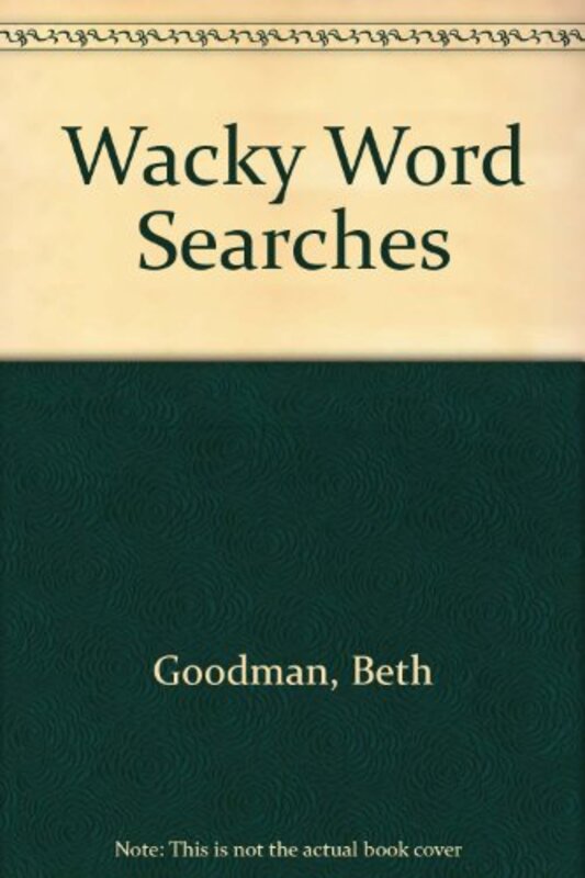 Book cover for "Wacky Word Searches" by Nancy Krulik