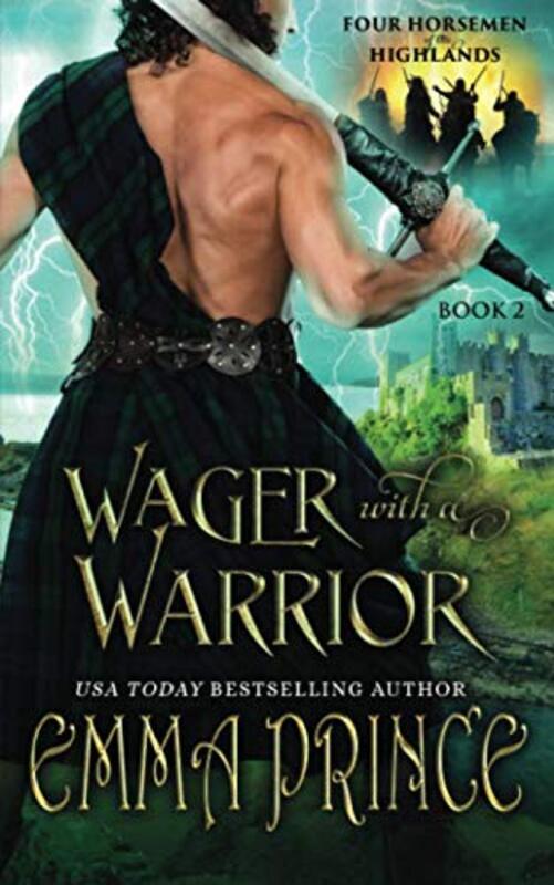 Book cover for "Wager with a Warrior" by Emma Prince