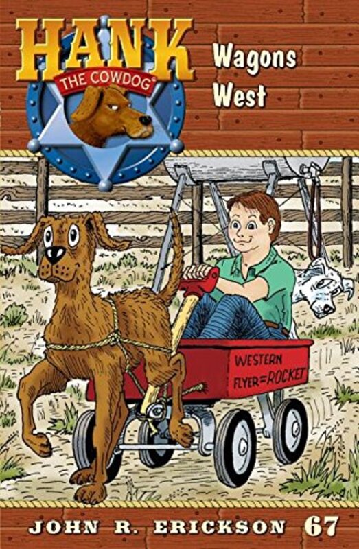 Book cover for "Wagons West" by John R Erickson