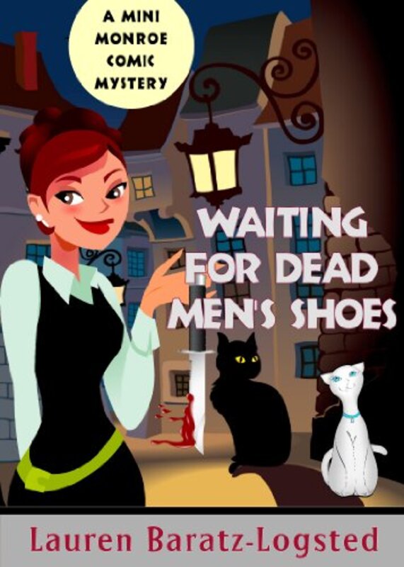 Book cover for "Waiting for Dead Men's Shoes" by Lauren Baratz Logsted