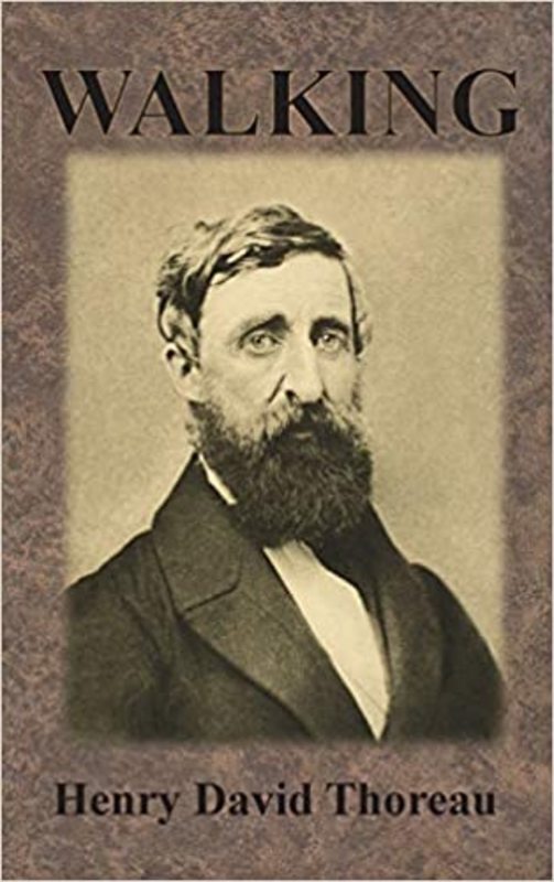 Book cover for "Walking" by Henry David Thoreau