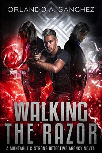 Book cover for "Walking The Razor" by Orlando A Sanchez