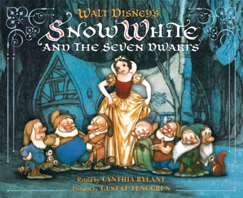 Book cover for "Walt Disney's Snow White and the Seven Dwarfs" by Cynthia Rylant
