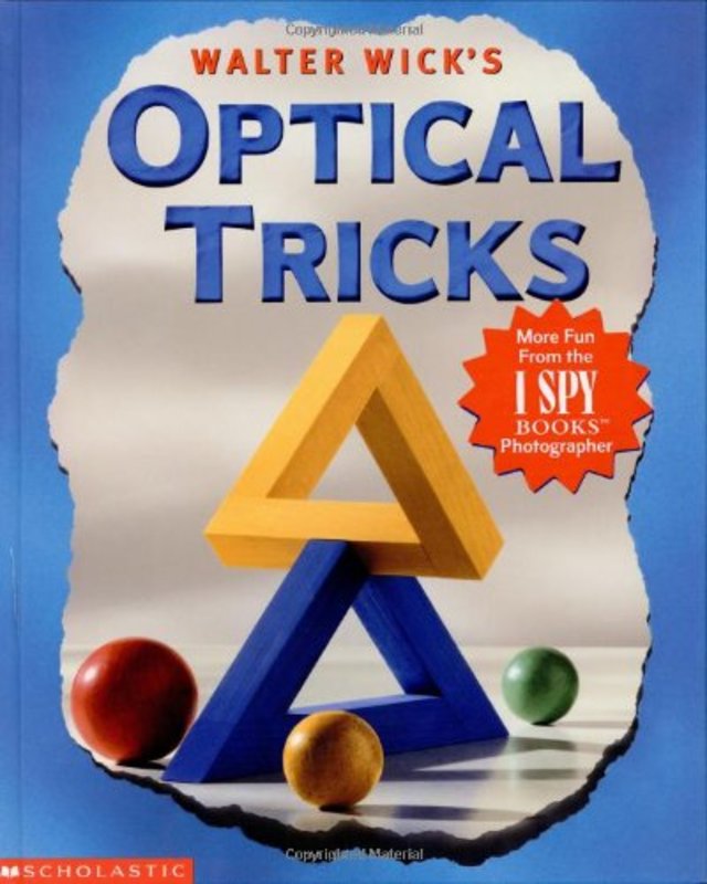 Book cover for "Walter Wick's Optical Tricks" by Walter Wick