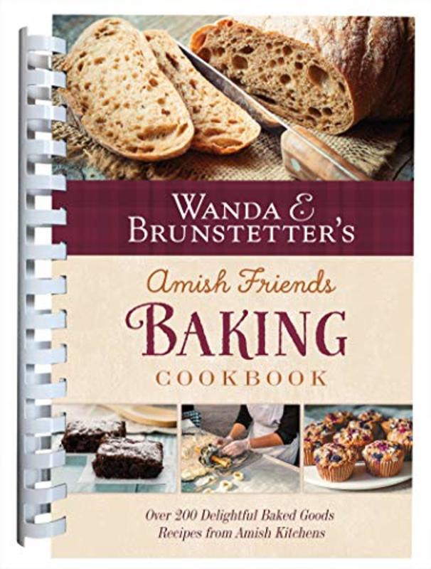 Book cover for "Wanda E. Brunstetter's Amish Friends Baking Cookbook" by Wanda E Brunstetter