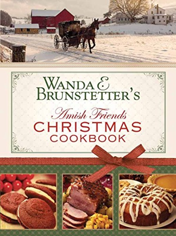 Book cover for "Wanda E. Brunstetter's Amish Friends Christmas Cookbook" by Wanda E Brunstetter