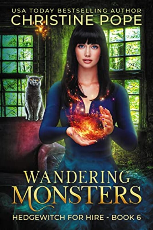 Book cover for "Wandering Monsters" by Christine Pope