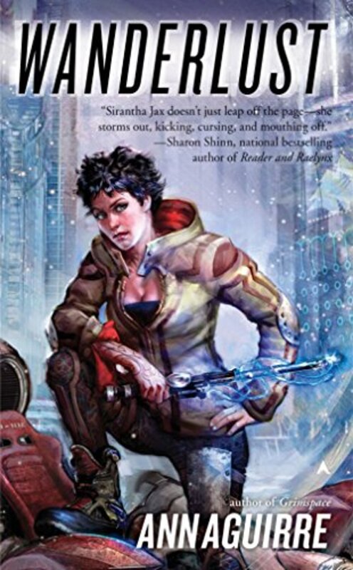 Book cover for "Wanderlust" by Ann Aguirre