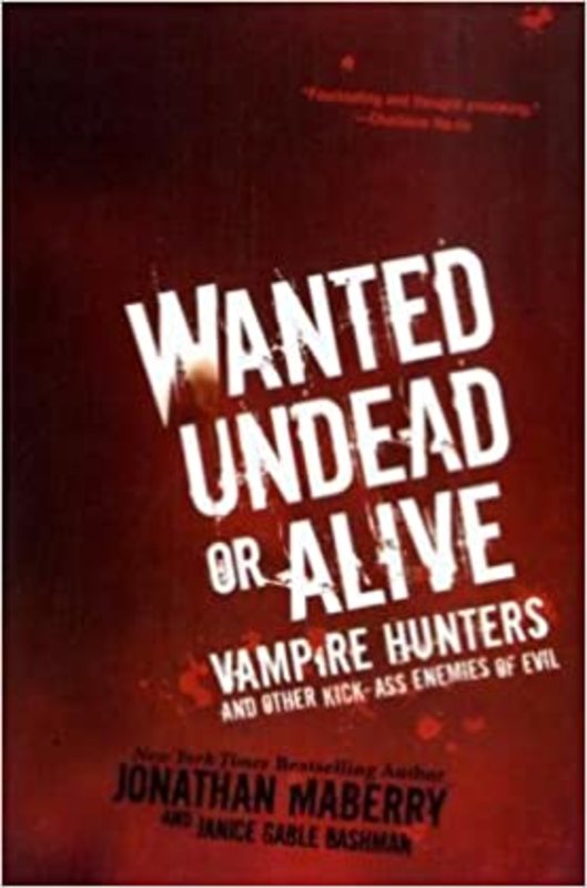 Book cover for "Wanted Undead or Alive" by Jonathan Maberry