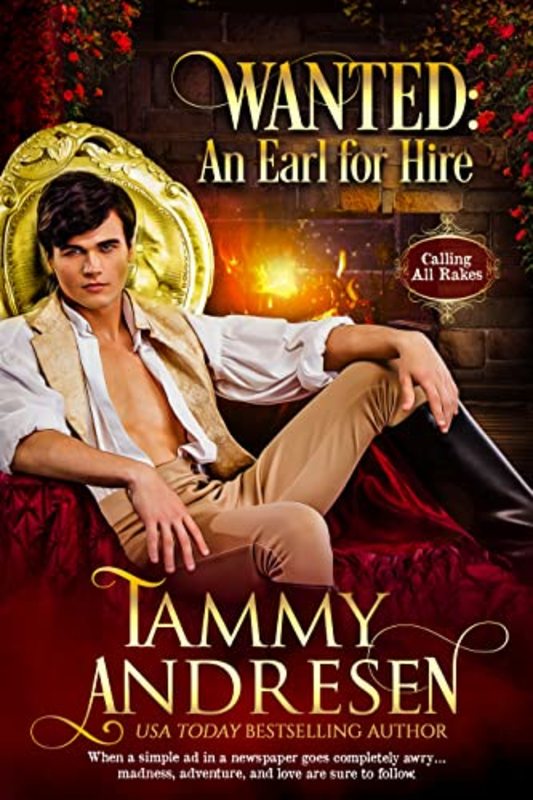 Book cover for "Wanted: An Earl for Hire" by Tammy Andresen