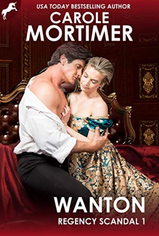 Book cover for "Wanton" by Carole Mortimer