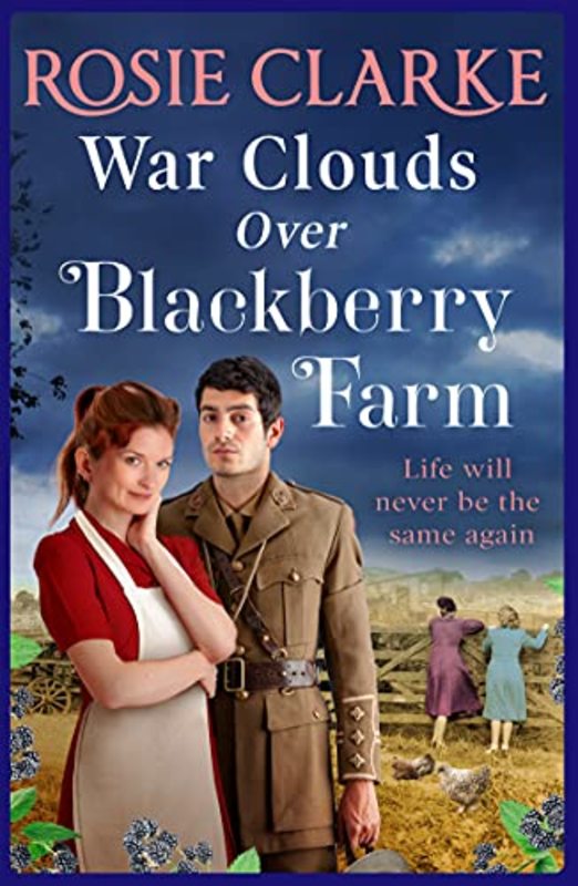 Book cover for "War Clouds Over Blackberry Farm" by Rosie Clarke