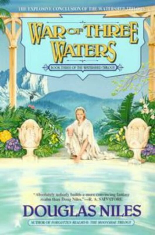 Book cover for "War of Three Waters" by Douglas Niles
