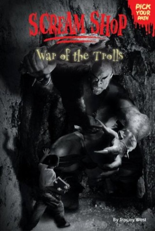 Book cover for "War of the Trolls" by Tracey West
