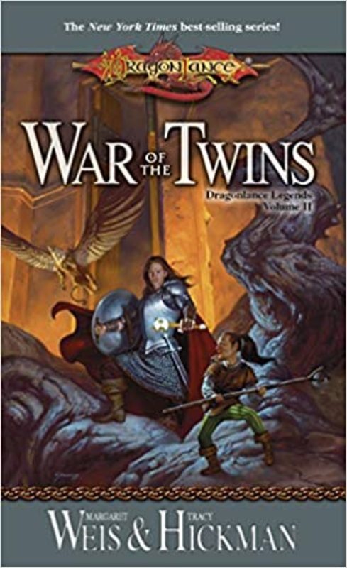Book cover for "War of the Twins" by Margaret Weis