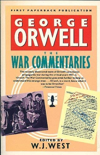 Book cover for "War Commentaries" by George Orwell