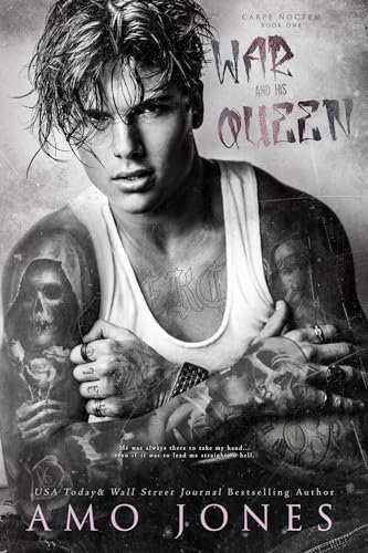 Book cover for "War and his Queen" by Amo Jones
