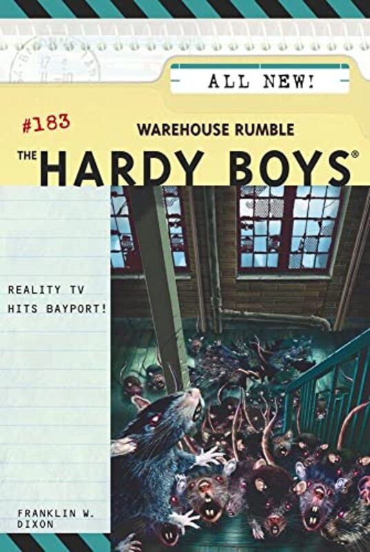 Book cover for "Warehouse Rumble" by Franklin W Dixon