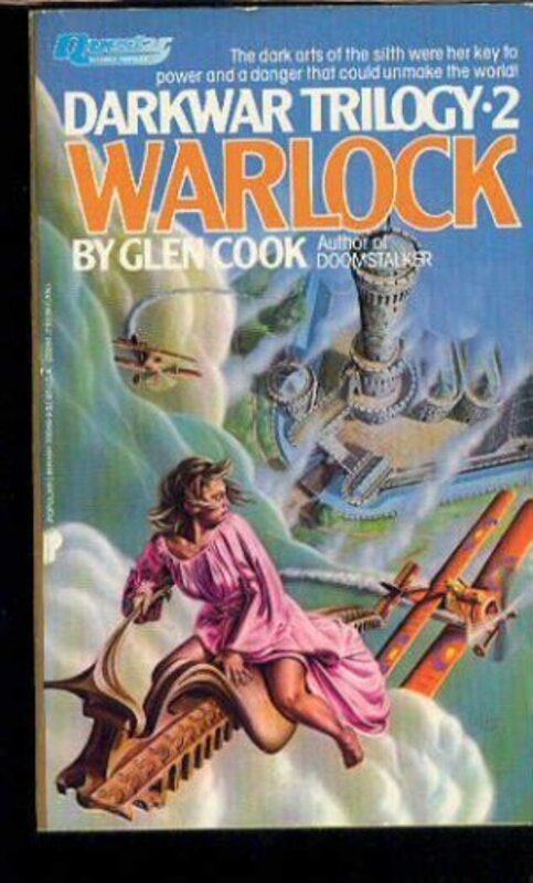 Book cover for "Warlock" by Glen Cook