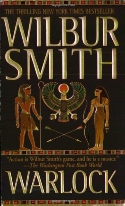 Book cover for "Warlock" by Wilbur Smith