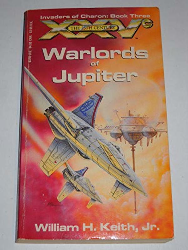 Book cover for "Warlords of Jupiter" by William H Keith