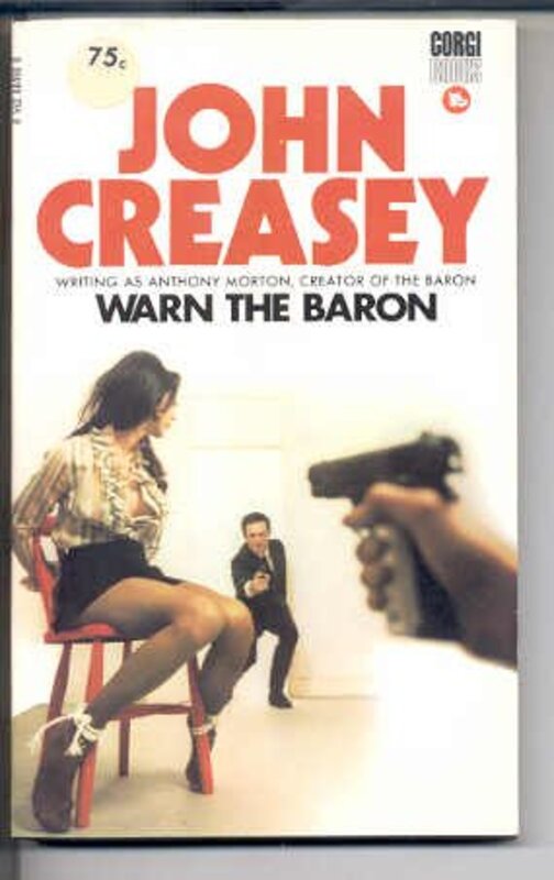 Book cover for "Warn the Baron" by John Creasey