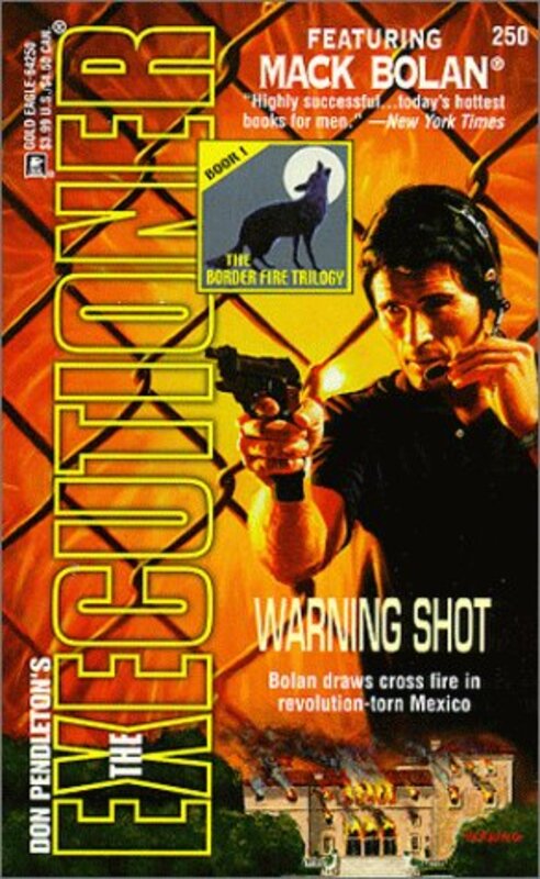Book cover for "Warning Shot" by Don Pendleton