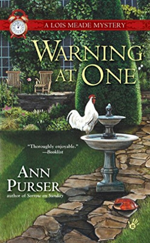 Book cover for "Warning at One" by Ann Purser