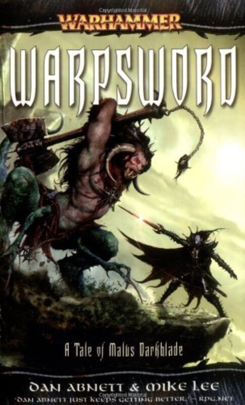 Book cover for "Warpsword" by Dan Abnett