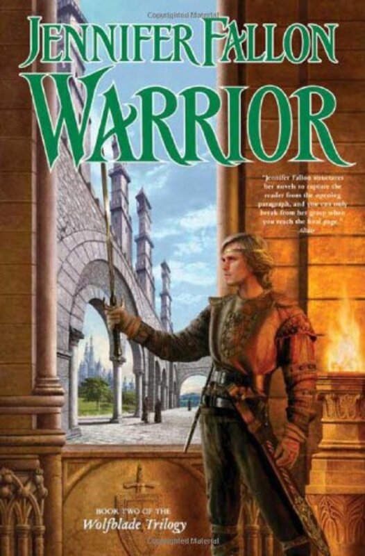 Book cover for "Warrior" by Jennifer Fallon