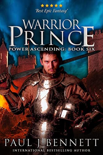 Book cover for "Warrior Prince" by Paul J Bennett