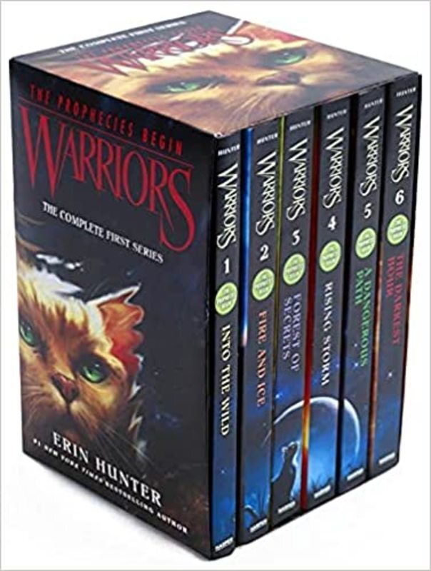 Book cover for "Warriors Box Set" by Erin Hunter
