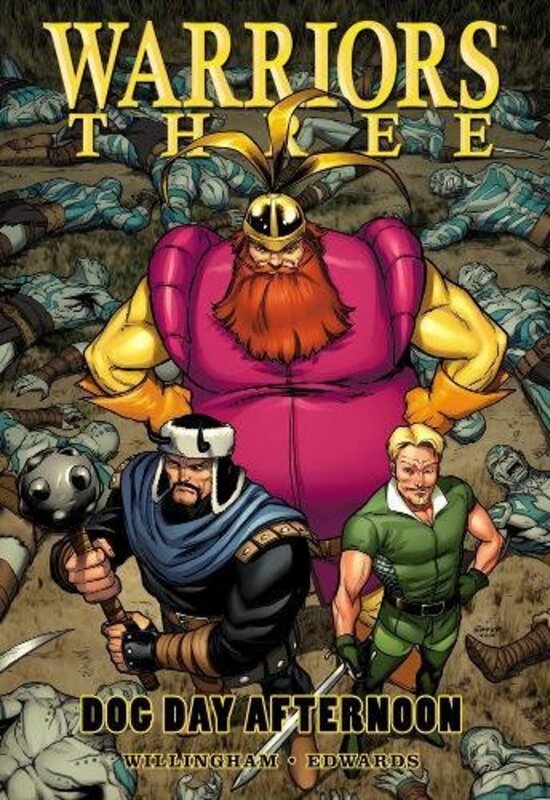 Book cover for "Warriors Three" by Bill Willingham