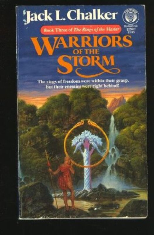 Book cover for "Warriors of the Storm" by Jack L Chalker