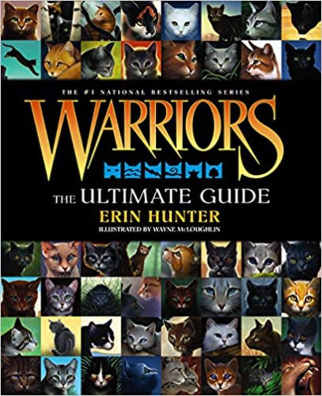 Book cover for "Warriors: The Ultimate Guide" by Erin Hunter