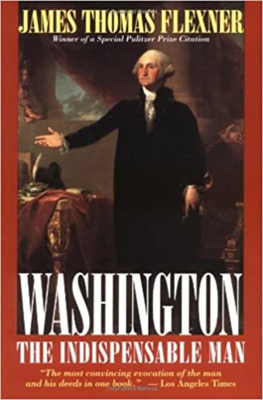 Book cover for "Washington" by James Thomas Flexner