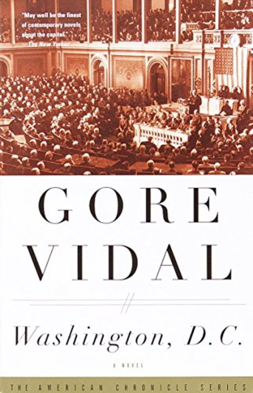 Book cover for "Washington, D.C." by Gore Vidal