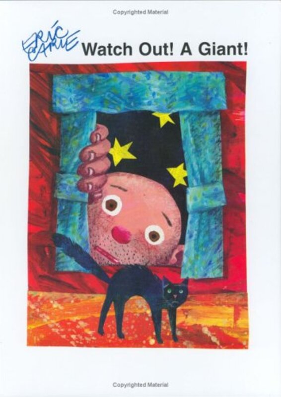Book cover for "Watch Out!A Giant!" by Eric Carle